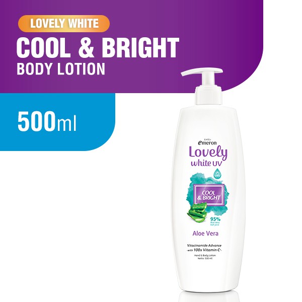 Emeron Lovely White UV Cool & Bright Body Lotion 500ml