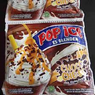 POP ICE CHOCO CHEESE 10 SACHET
