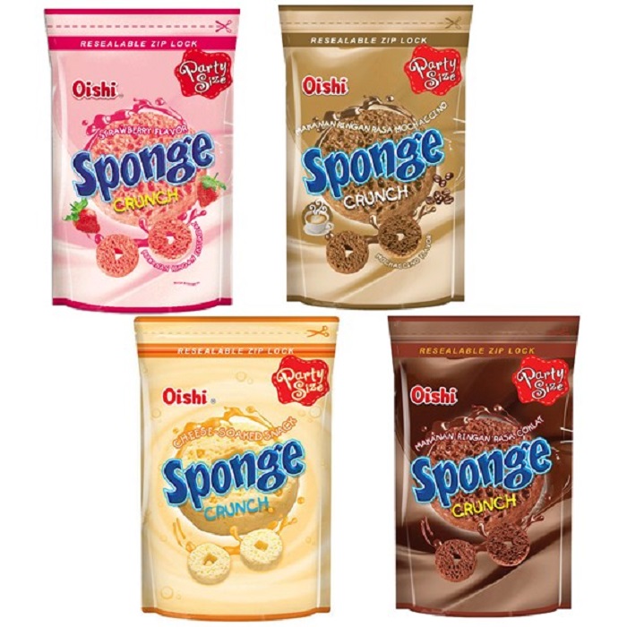Oishi Sponge Crunch 120gr All Variant