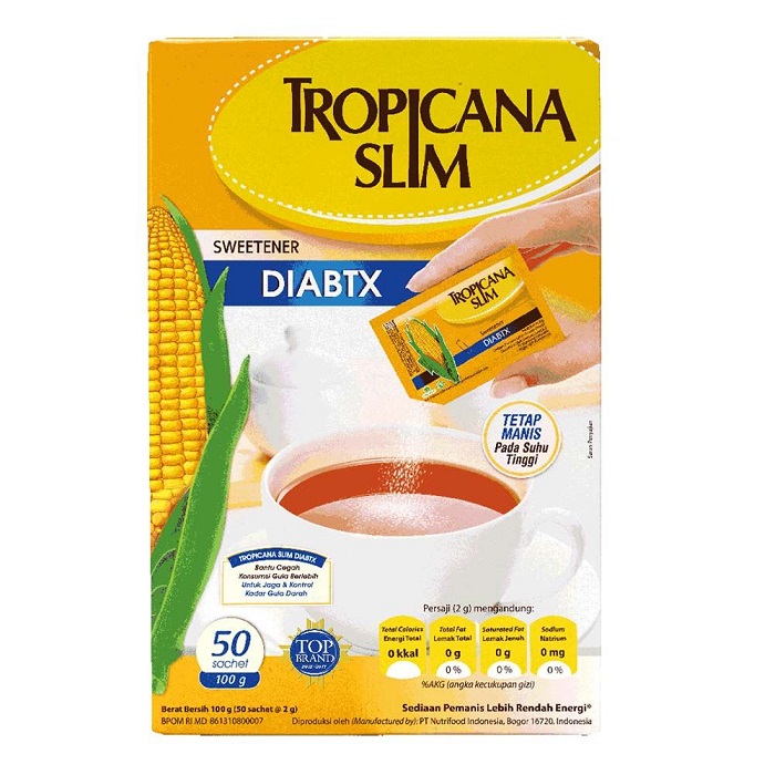 Tropicana Slim Sweetener Diabtx Isi 50