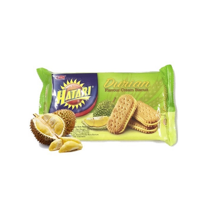 ASW Hatari Durian Cream Biscuit 200g