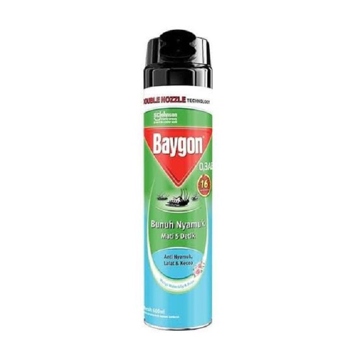 Baygon Spray Water Lily & Rose 600ml