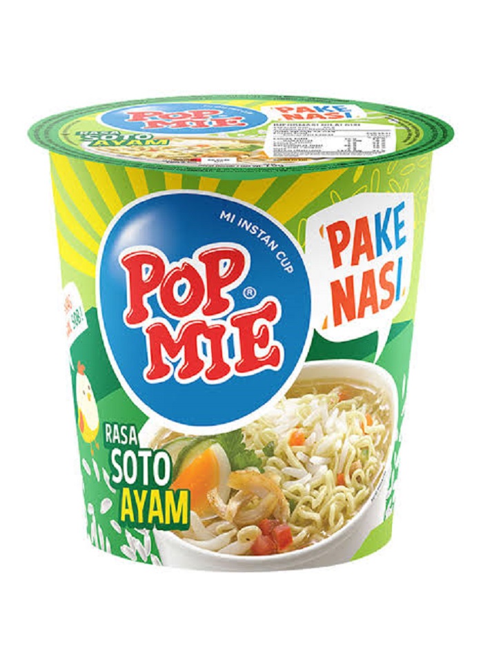 Pop Mie Rasa Soto Ayam Dengan Nasi 75gr