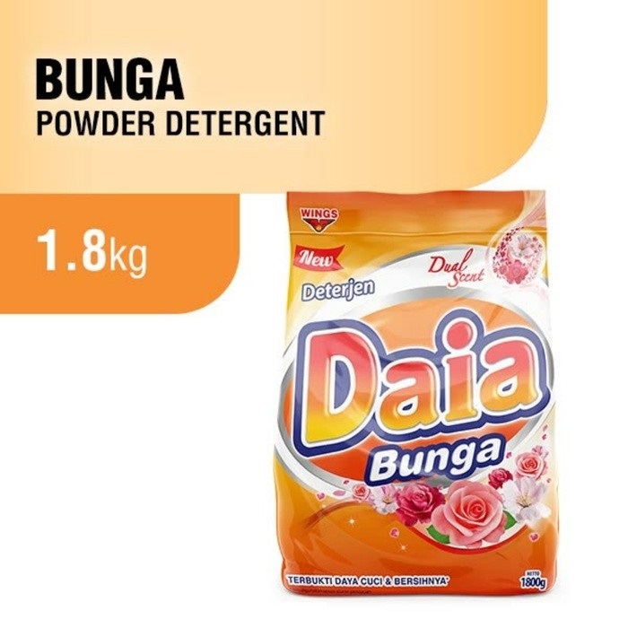 Daia Powder Detergent Bunga 1.8Kg