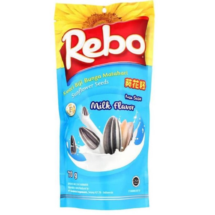 Kuaci Rebo Milk 70 gr