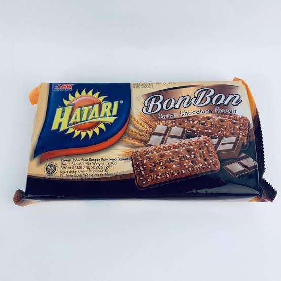ASW Hatari Bon Bon Sugar Chocolate Biscuit 200gr