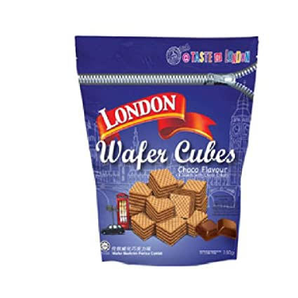 LONDON WAFER CUBES CHOCO FLAVOUR 150gr