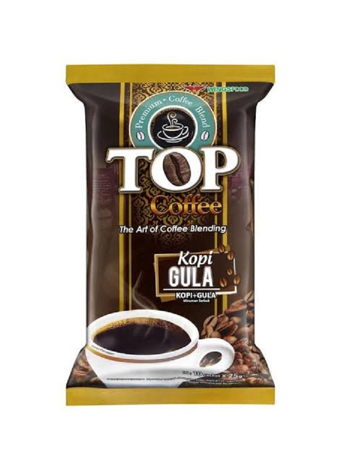TOP COFFEE KOPI GULA 12x25gr