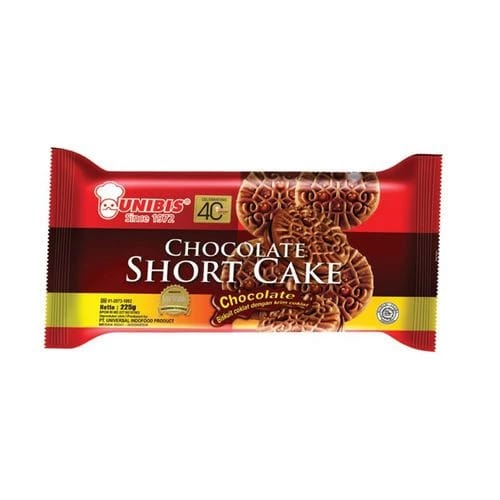 Unibis Short Cake Chocolate 225gr