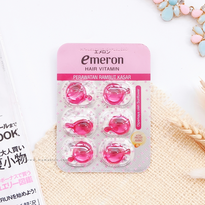 Emeron Hair Vitamin Soft & Smooth Sunflower Pink - A