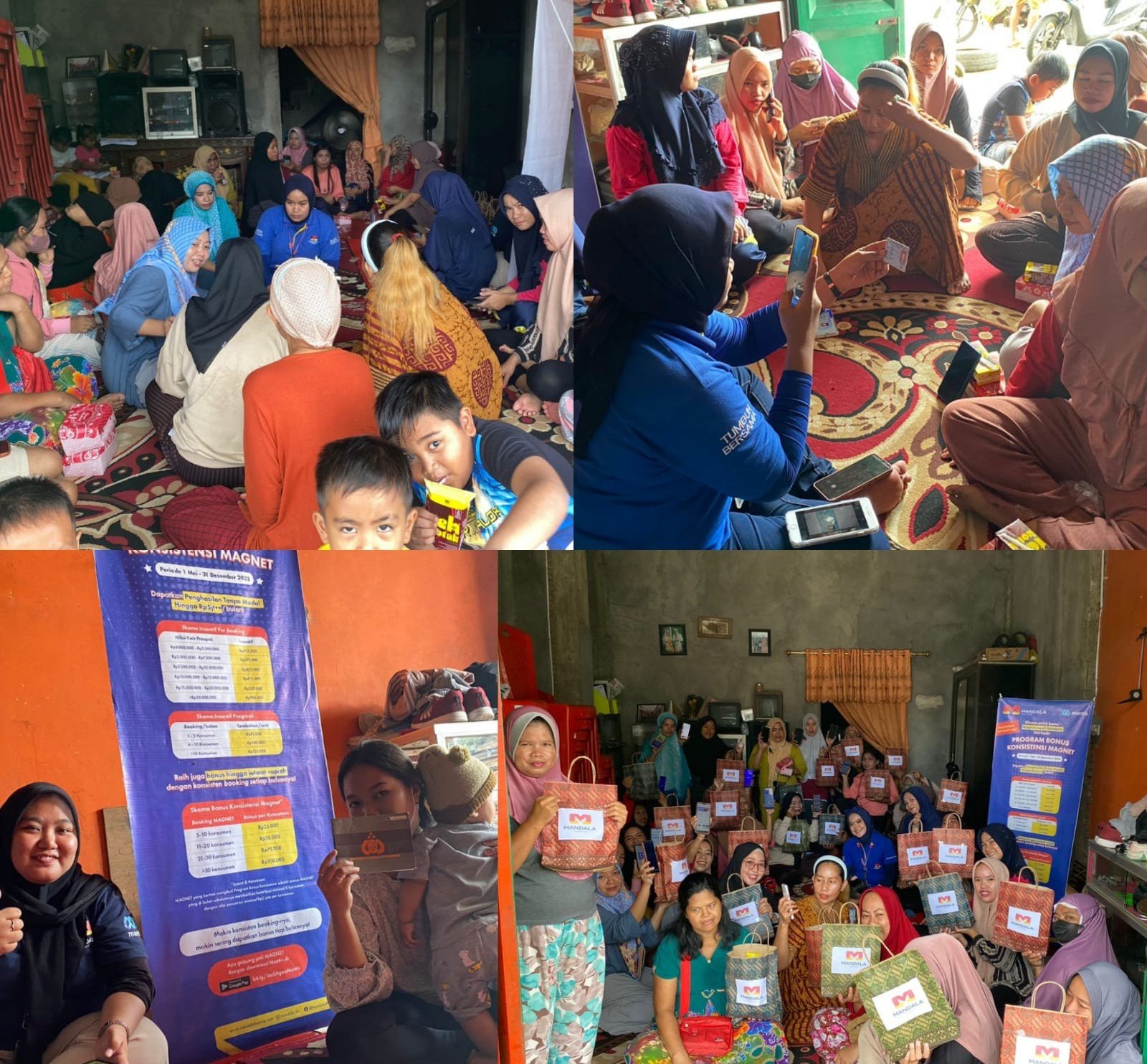 PT Mandala Finance Makassar 3 gelar Gathering Agen (foto: ekh)