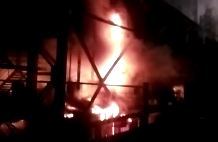 Ledakan tungku di IKIP (dok: ag)