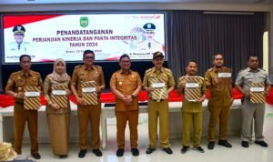 Penandatangan Perjanjian Kerja dan Fakta Integritas, Pj Wali Kota Palopo Harap OPD Fokus Penanganan Inflasi dan Stunting