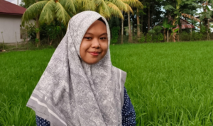 Anjelih, aktivis dakwah kampus (dok: pribadi)