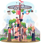 Makna dan Simbolisme Panjat Pinang dalam Budaya Indonesia