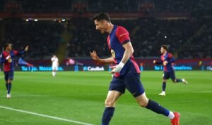 Gasak Osasuna, Barcelona Nyaman di Puncak Klasemen La Liga